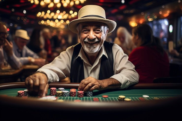 Meja baccarat live dengan dealer profesional di studio winlive slot