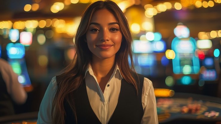 Tampilan antarmuka Tarung Mesin di winlive slot dengan simbol-simbol putar dan tombol putar